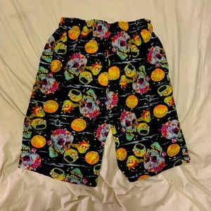 Rick and Morty pajama shorts